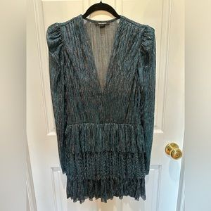 X Revolve Carry Minidress Sabina Musayev Multicolor Blue Dress M Worn Once